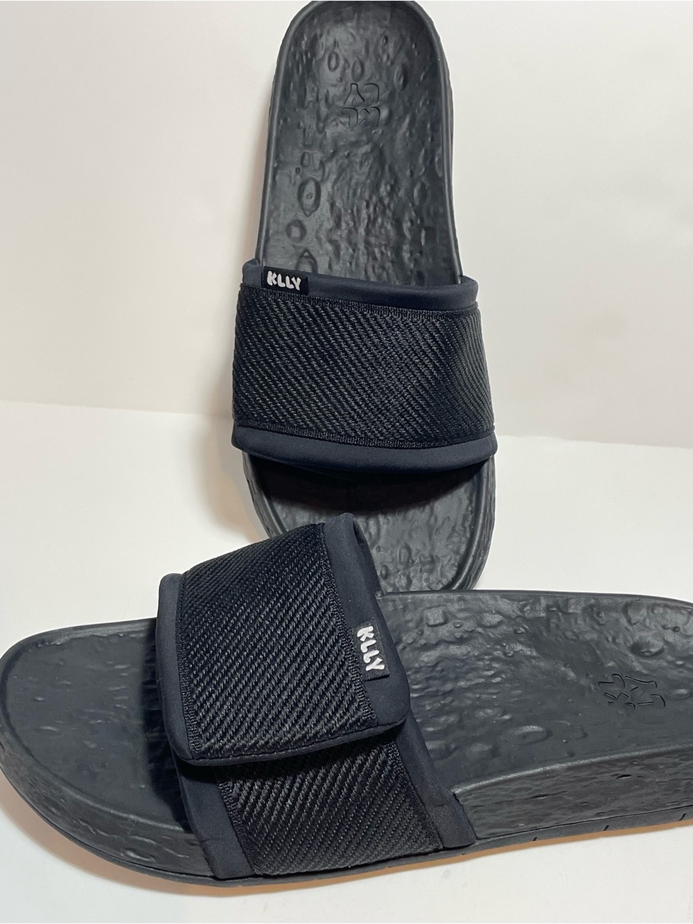 KLLY Black Apollo Adjustable Slide Sandals Men’s 12 - Picture 10 of 10